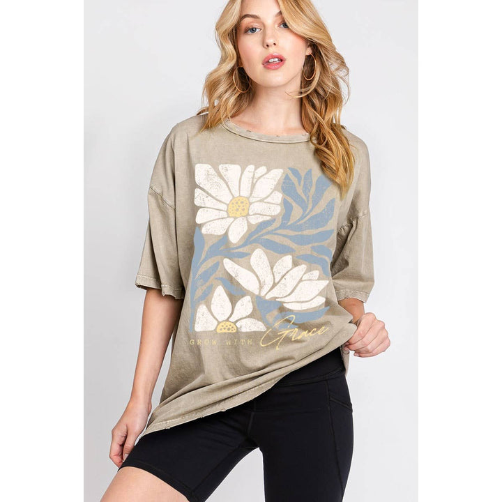GROW WITH GRACE OVERSIZED GRAPHIC TEE