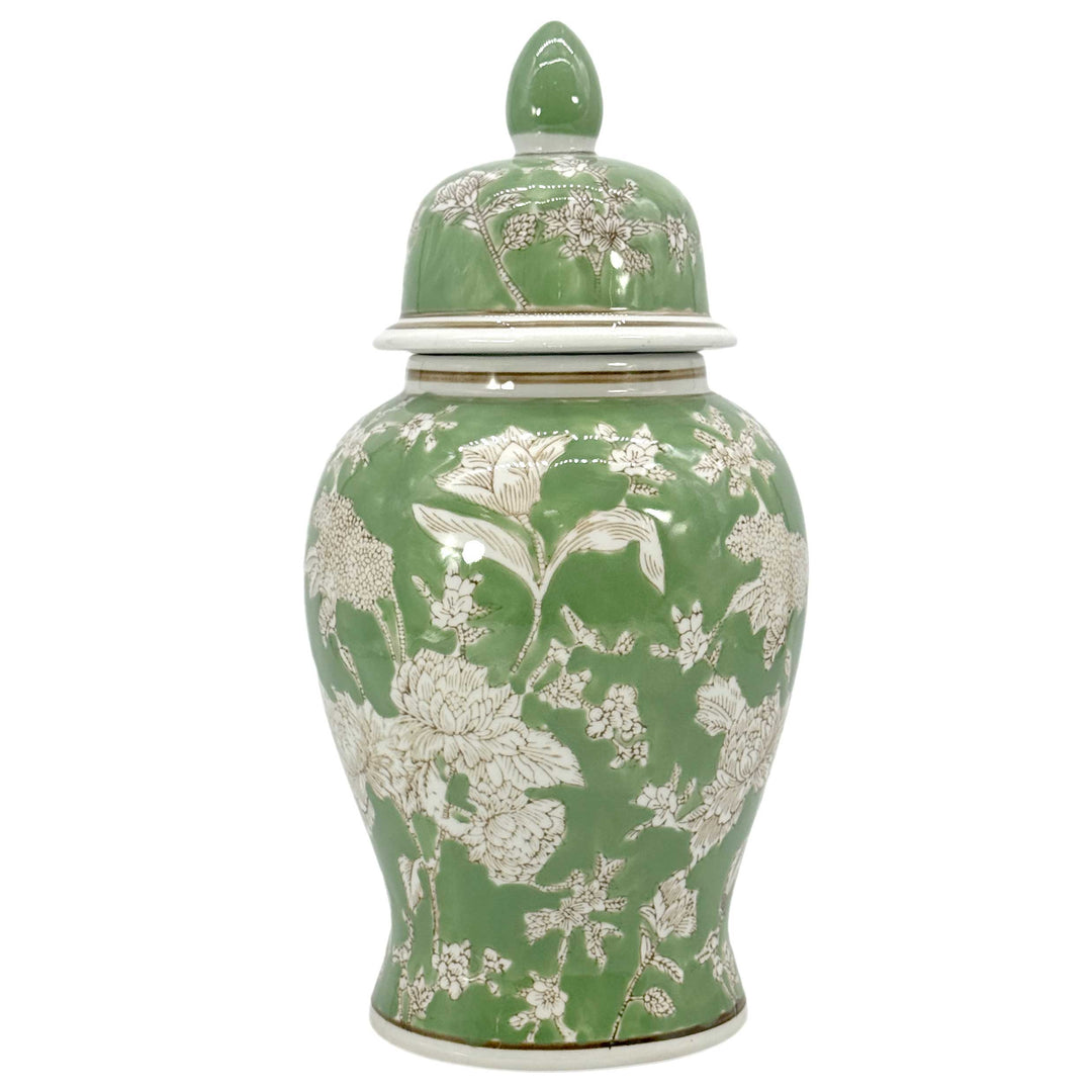 Classic Urn Shape Chinoiserie Ginger Jar 14"