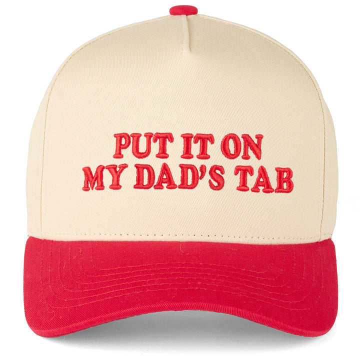 C.C PUT IT ON MY DAD'S TAB Letter Trucker Hat