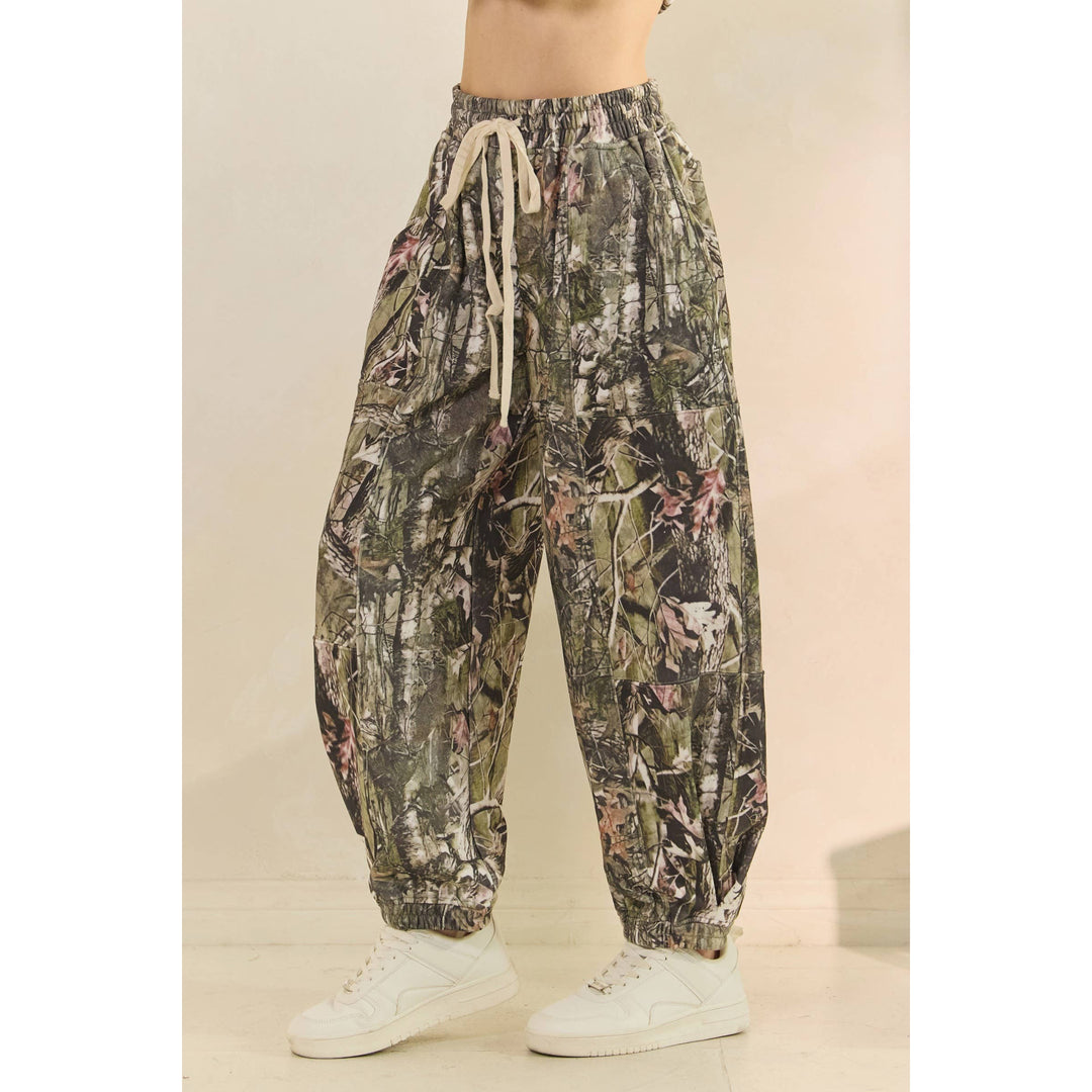 Printed French Terry Pants