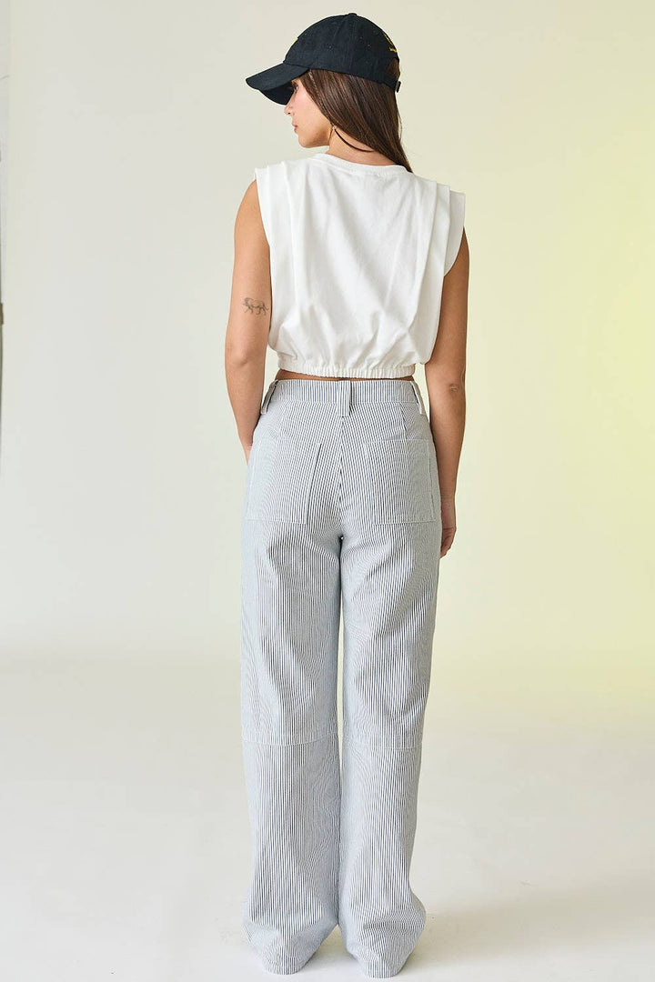 PP18037 - Kylie Pinstripe Pants