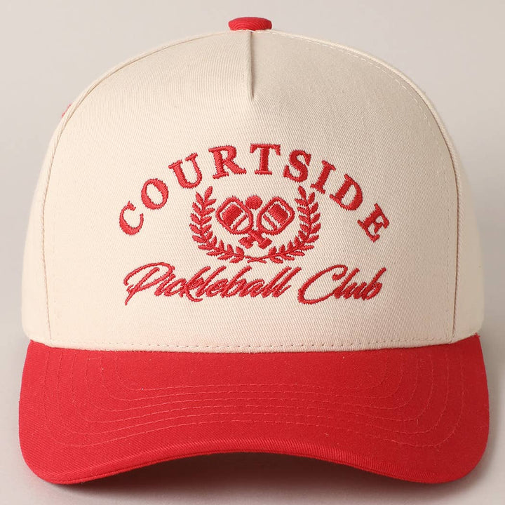 Courtside Pickleball Club Two Tone Trucker Hat
