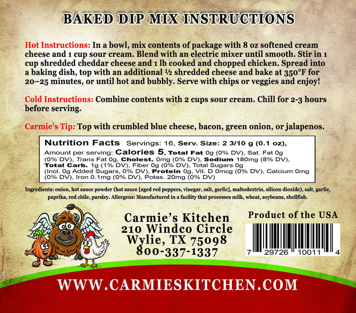 Buffalo Chicken Dip & Cheeseball Mix