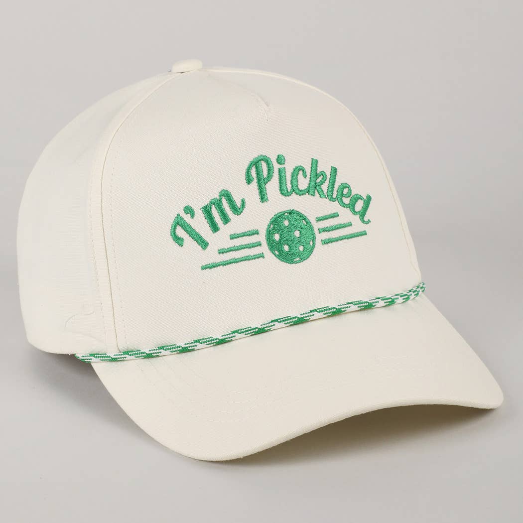 I'm Pickled Pickleball Embroidery Trucker Hat