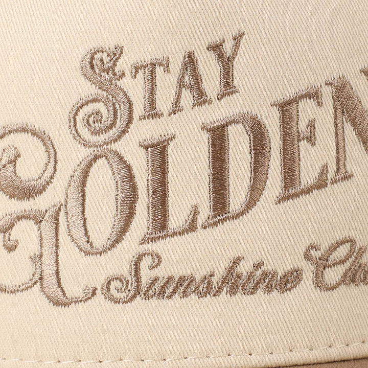Stay Golden Sunshine Club Embroidery Trucker Hat