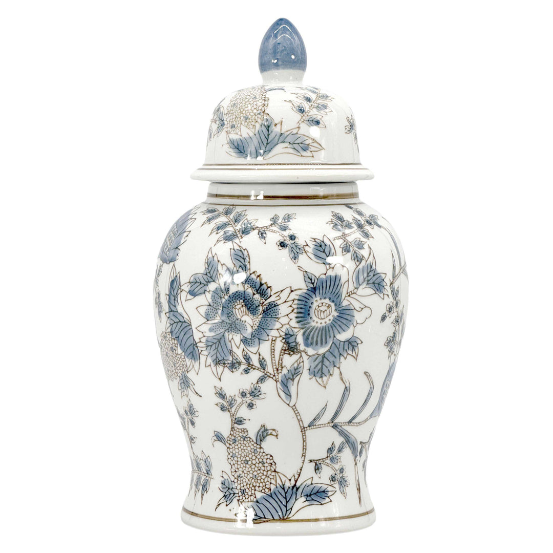 Classic Urn Shape Chinoiserie Ginger Jar 14"