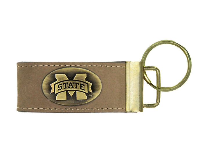Collegiate Leather Key Fob Ole Miss