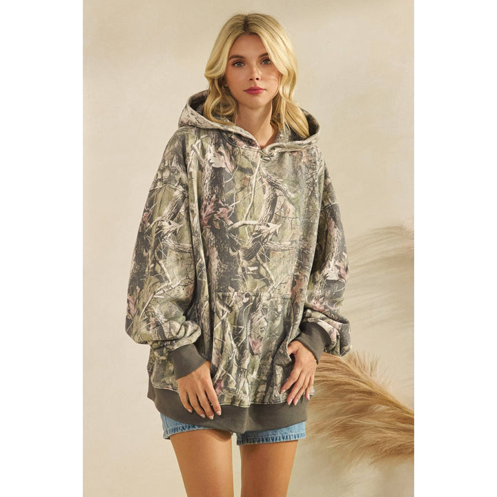 Printed Fleece Hoodie