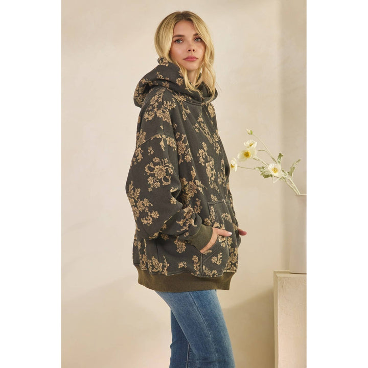 Printed Fleece Hoodie