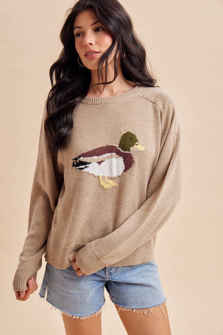 MALLARD DUCK KNITTED SWEATER