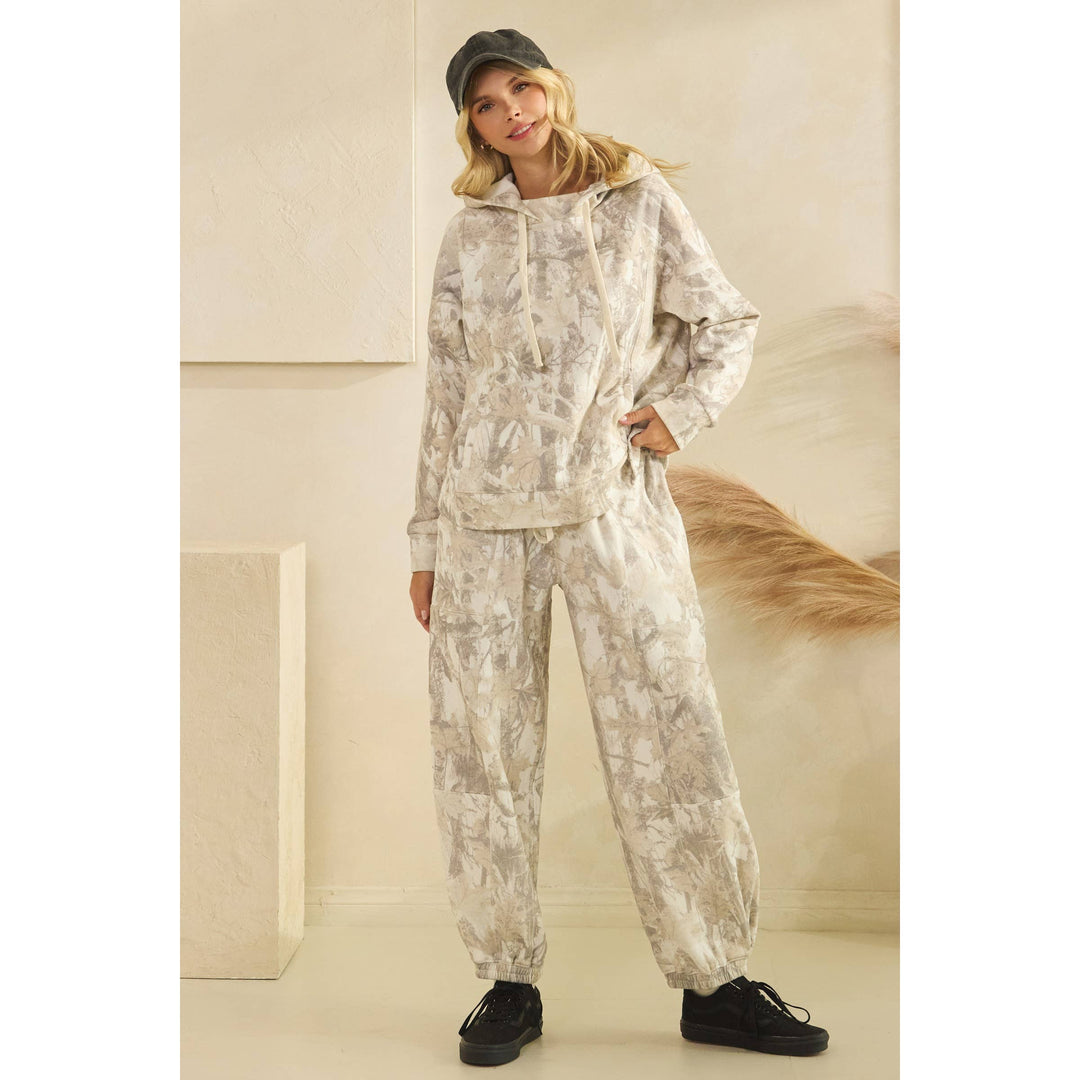 Printed French Terry Pants