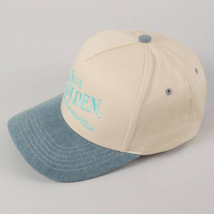 Stay Golden Sunshine Club Embroidery Trucker Hat