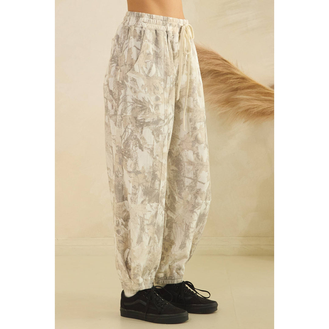 Printed French Terry Pants