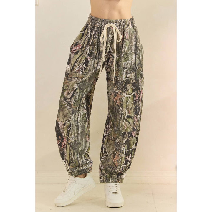 Printed French Terry Pants