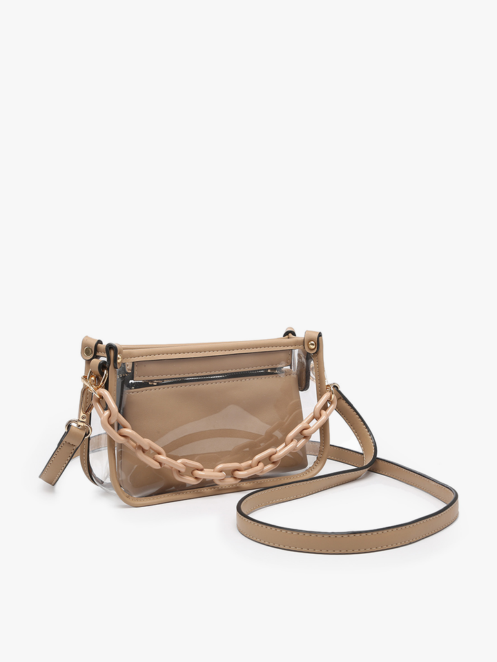 Jessica Clear Crossbody Bag – Chain Strap