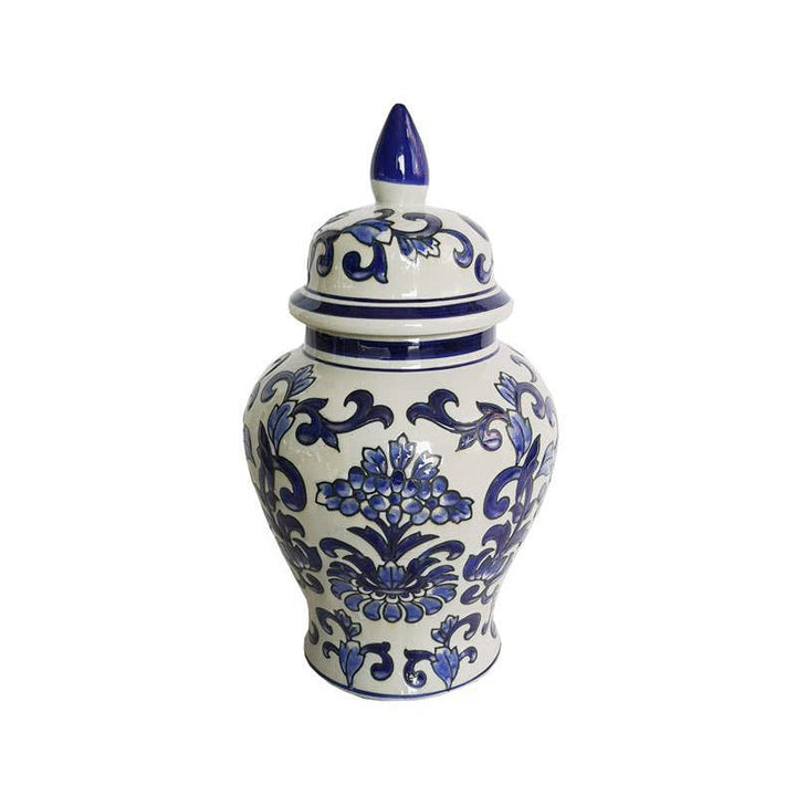 Classic Urn Shape Chinoiserie Ginger Jar 14"