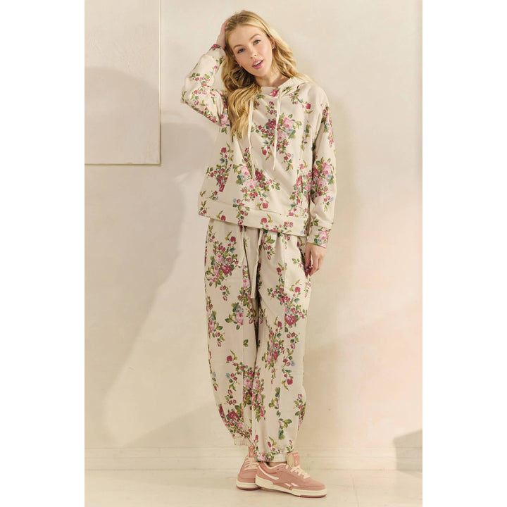 Printed French Terry Pants