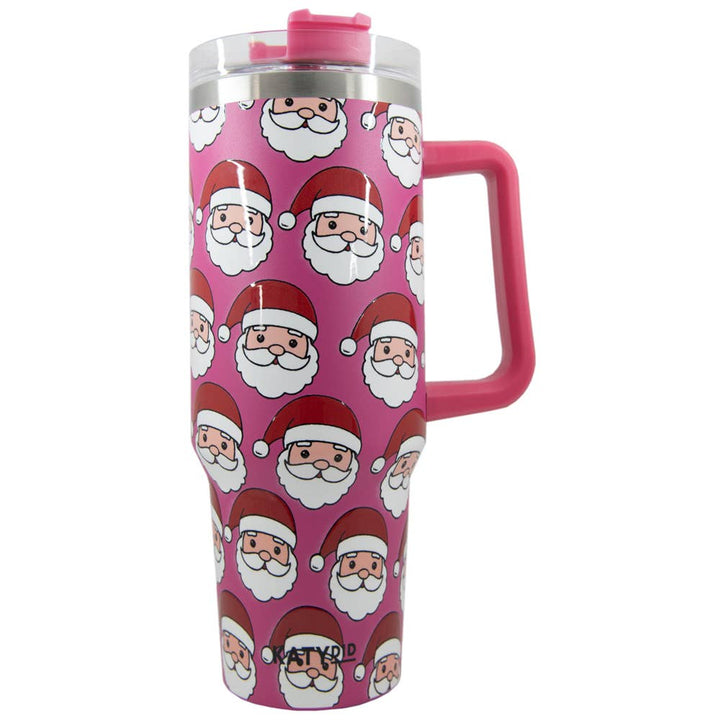 Santa Claus Repeat Christmas Tumbler Cup