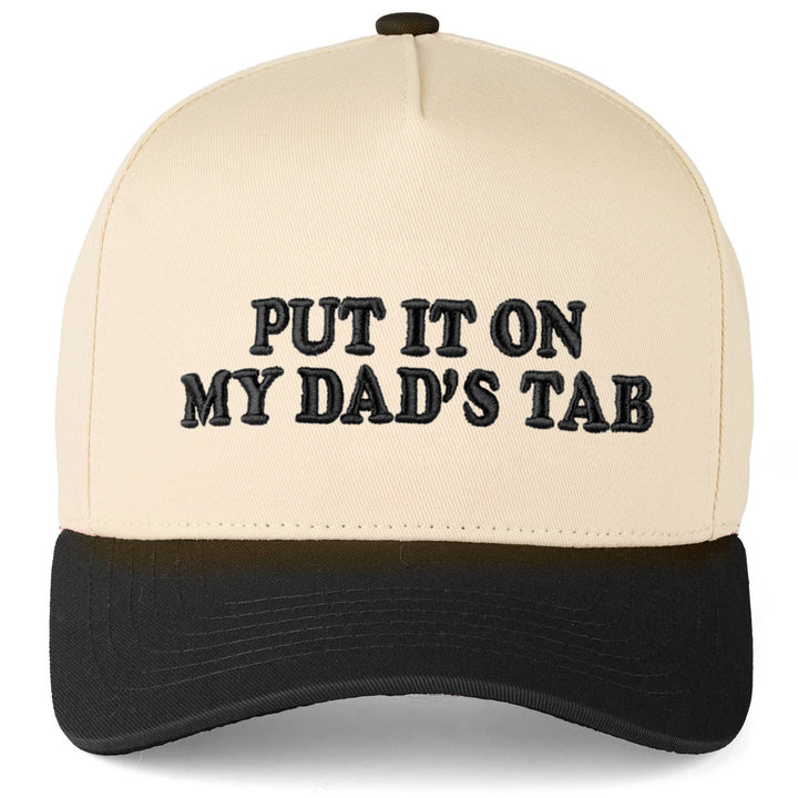 C.C PUT IT ON MY DAD'S TAB Letter Trucker Hat