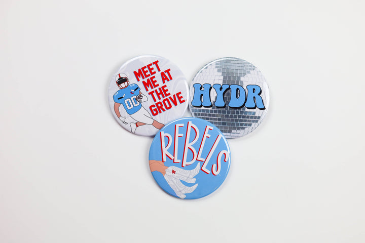 Ole Miss Game Day Buttons | Gameday Pins | College Football