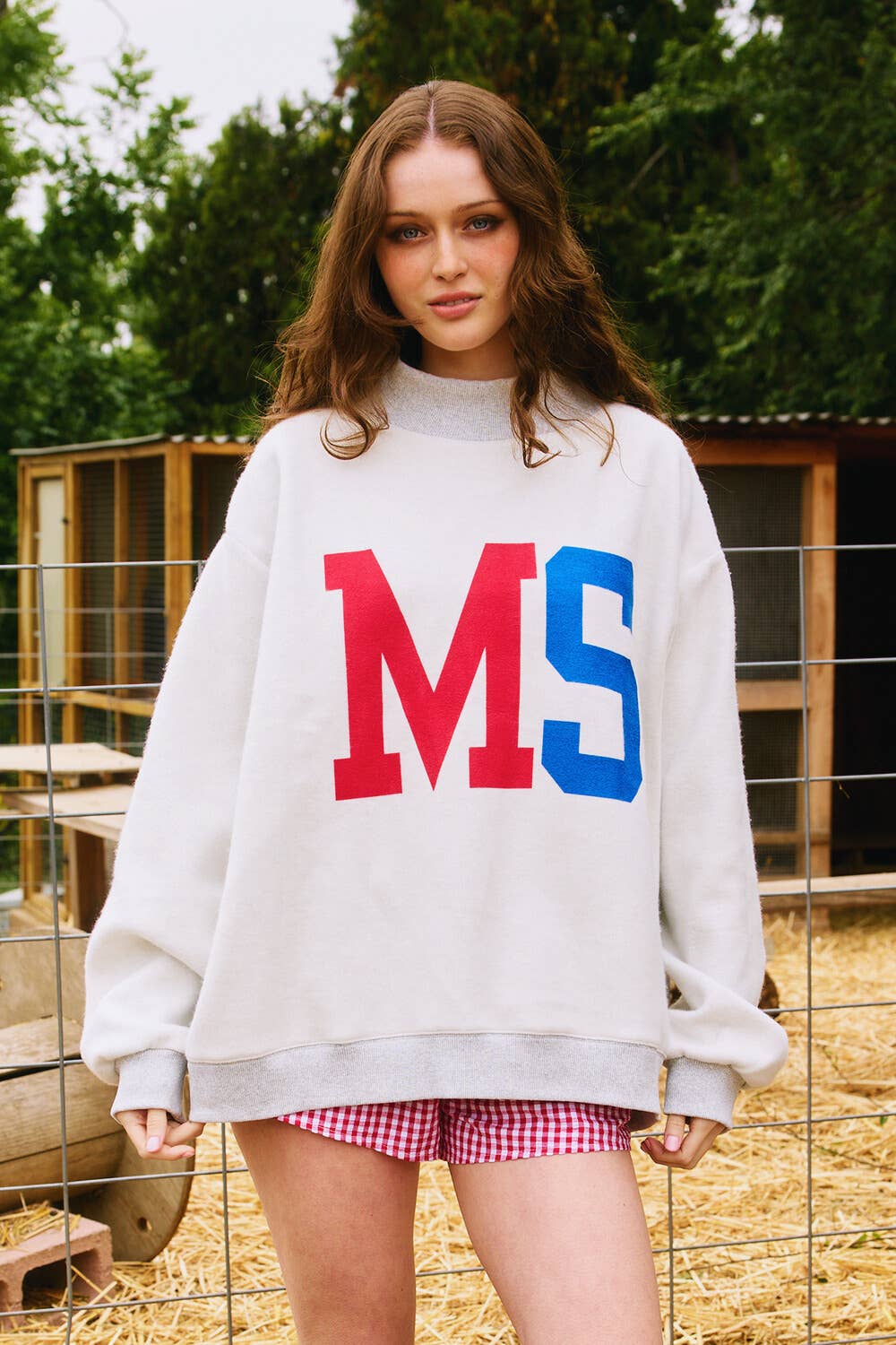 IT2594-MISSISSIPPI 'MISSISSIPPI & MS' Reversible Sweatshirt