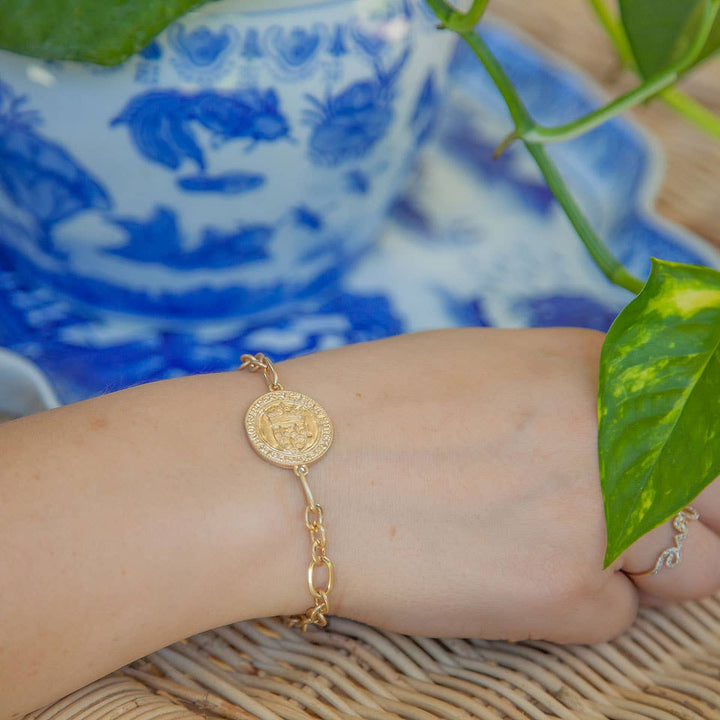 CANVAS MaryCatherineStudio French Coin Bracelet