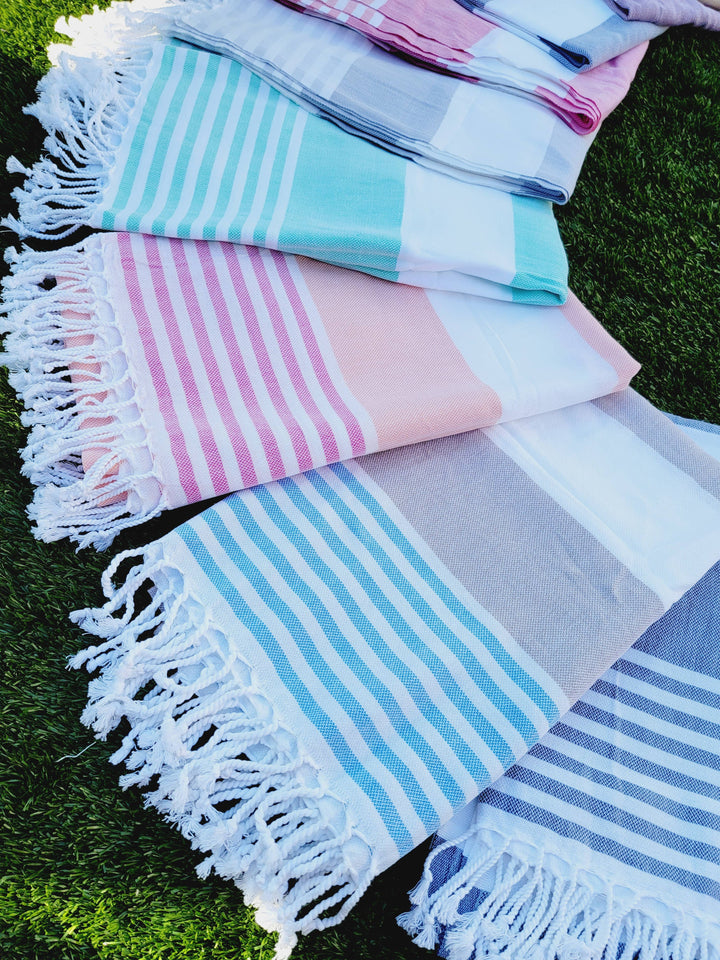 Assorted Cabana Stripe Turkish Towel