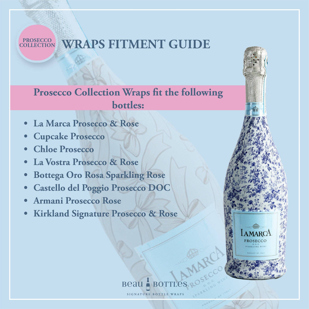 Beau Bottles Purple Mahjong- Prosecco Collection