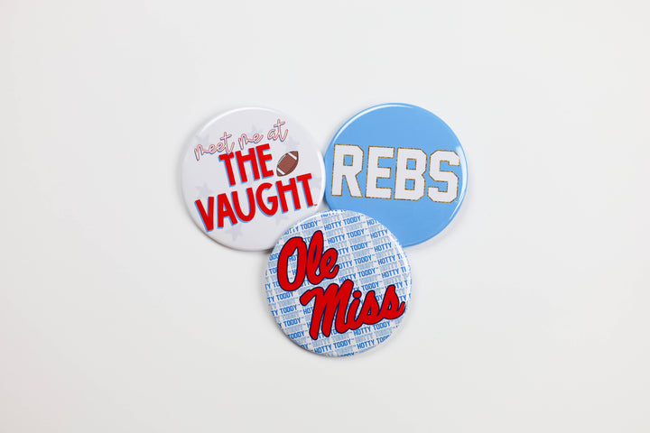 Ole Miss Game Day Buttons | Gameday Pins | U of Mississippi