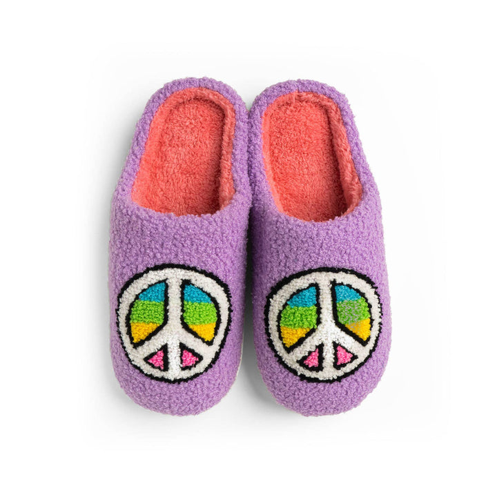 Two Left Feet Lounge Out Loud Fuzzy Slippers Open Stock