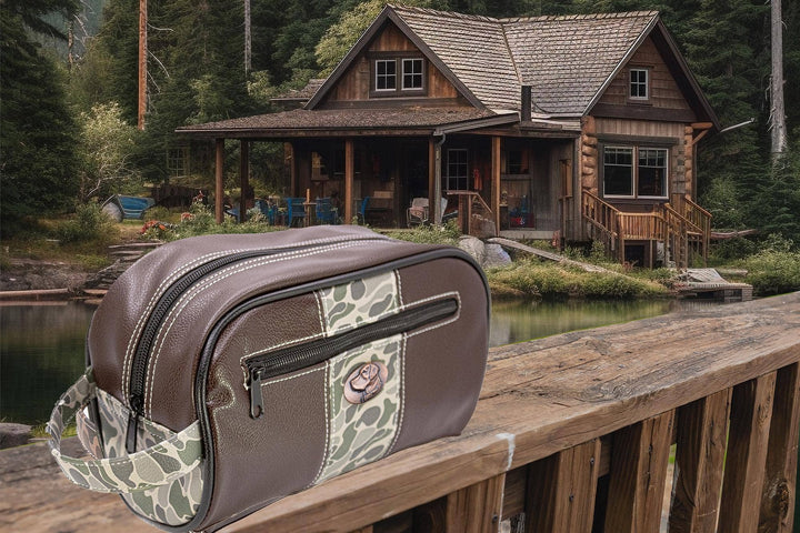 Lab Old School Camo Men's Toiletry Dopp Bag