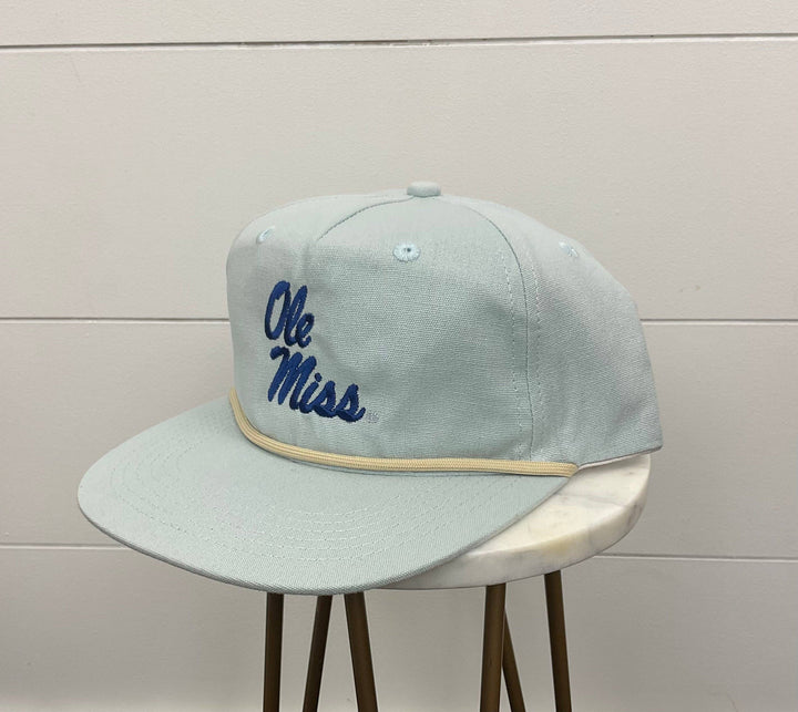 Ole Miss Stacked Rope Cap