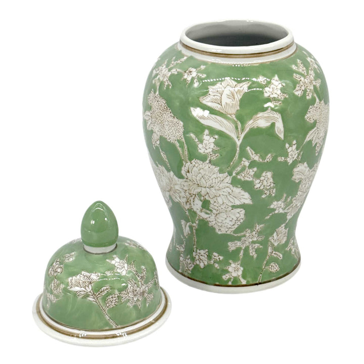 Classic Urn Shape Chinoiserie Ginger Jar 14"