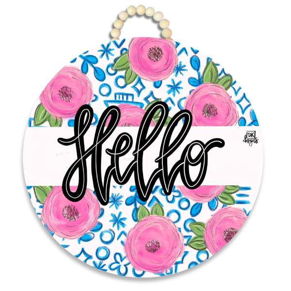 DK Chinoiserie Round Door Hanger