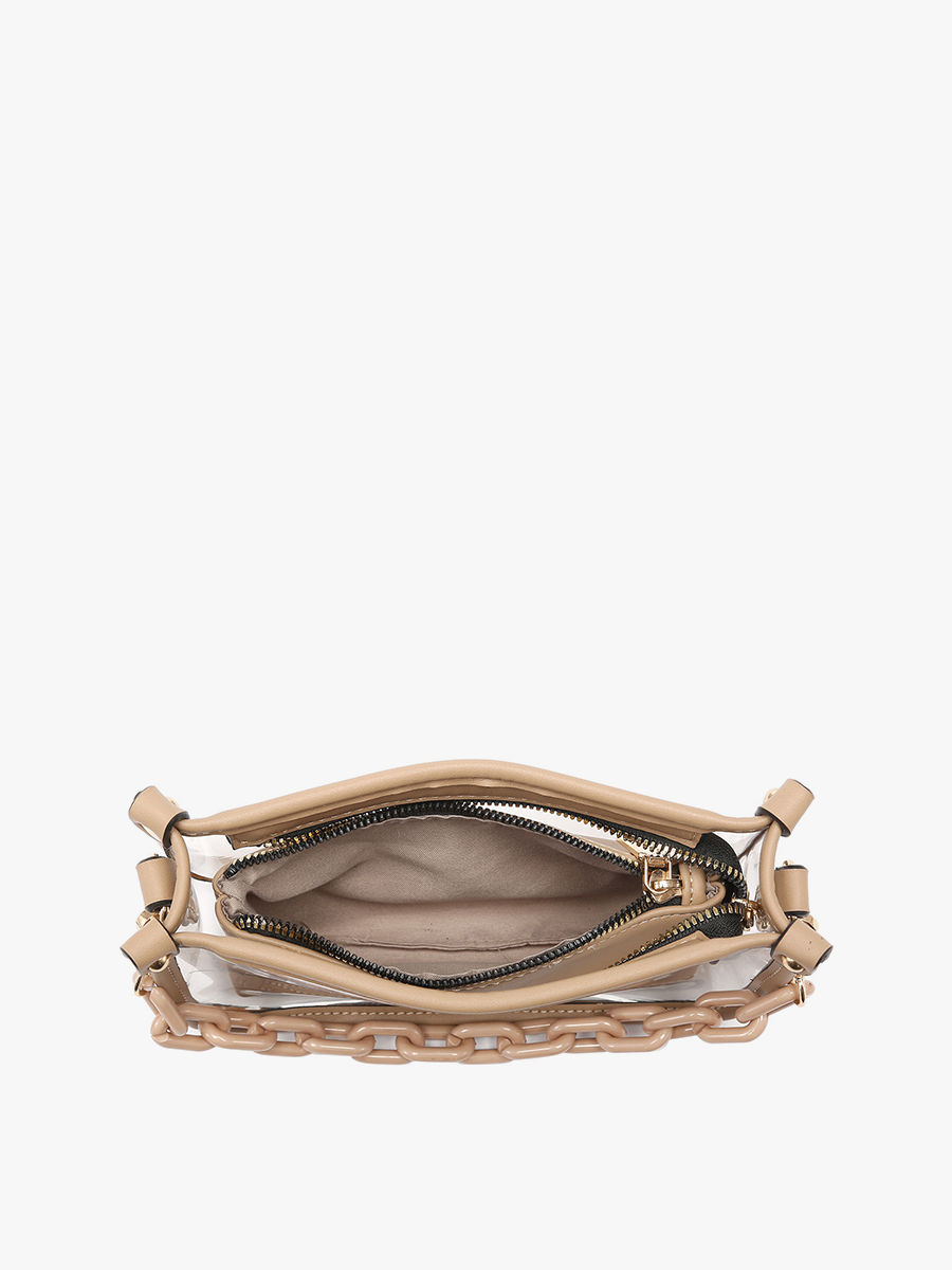 Jessica Clear Crossbody Bag – Chain Strap