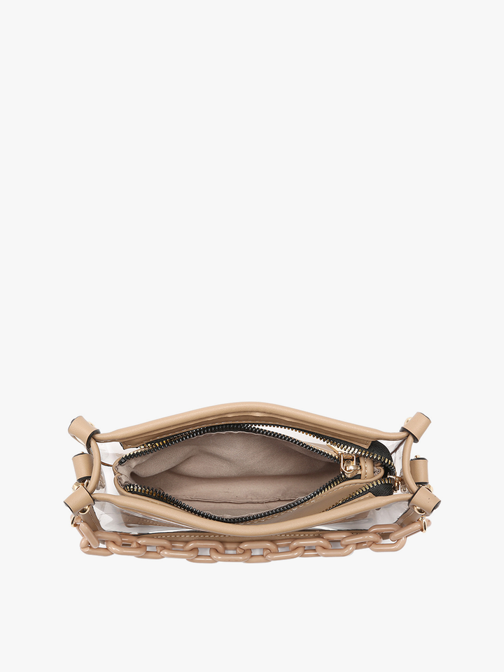 Jessica Clear Crossbody Bag – Chain Strap