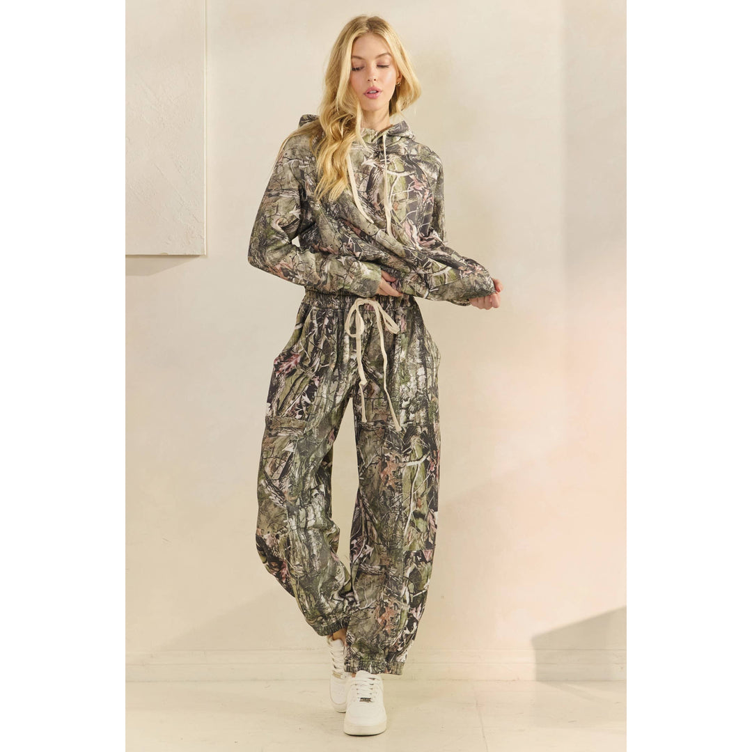 Printed French Terry Pants