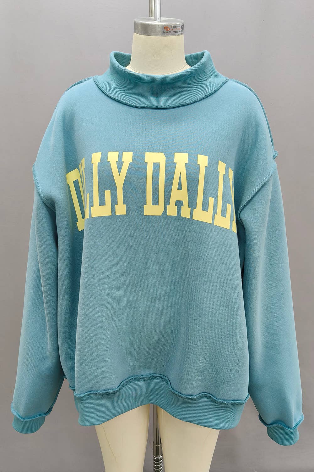 DILLYDALLY 'DILLY DALLY' Mockneck Sweatshirt