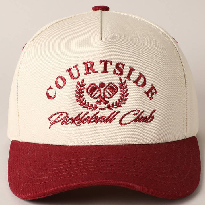Courtside Pickleball Club Two Tone Trucker Hat