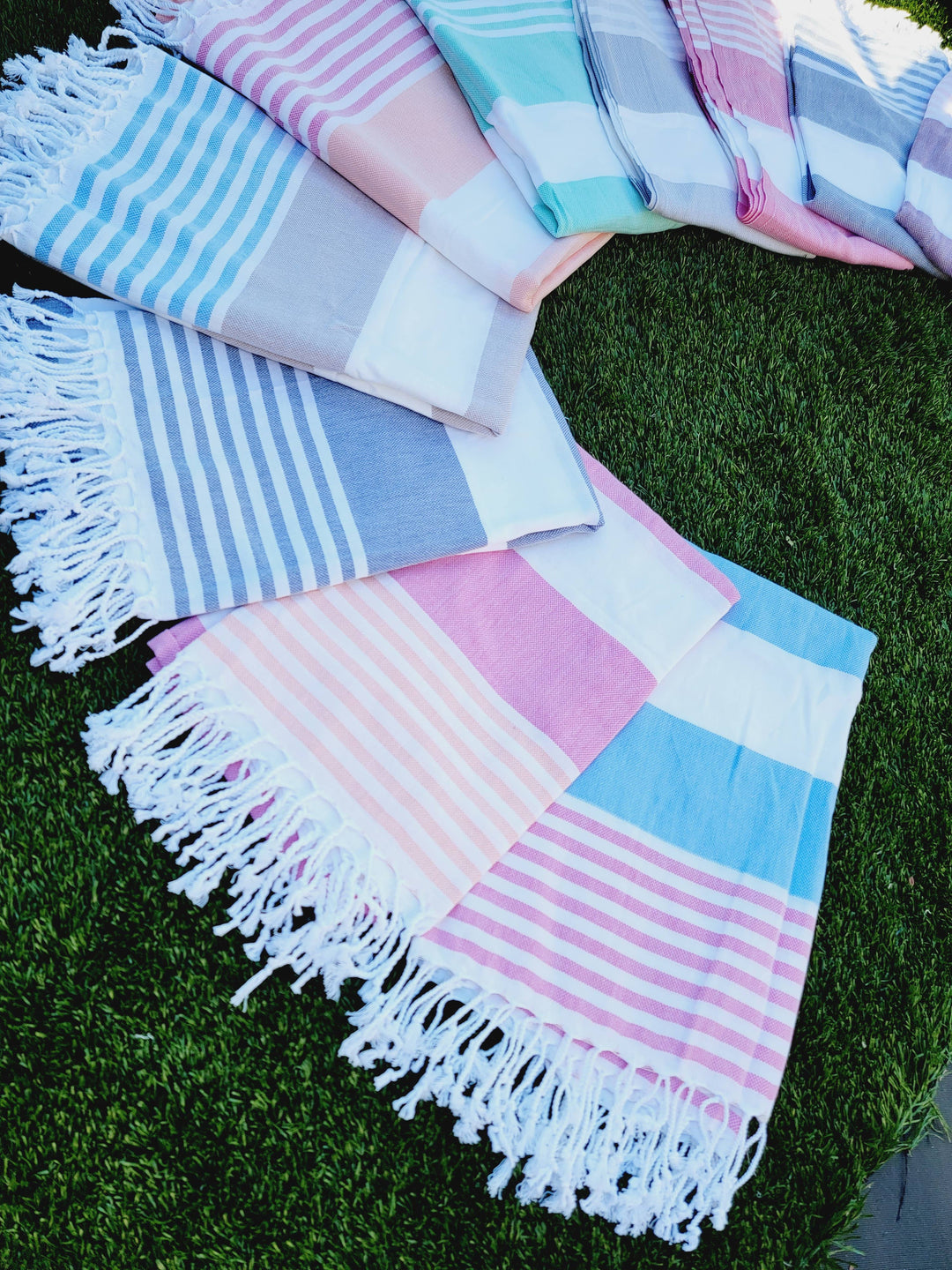Assorted Cabana Stripe Turkish Towel
