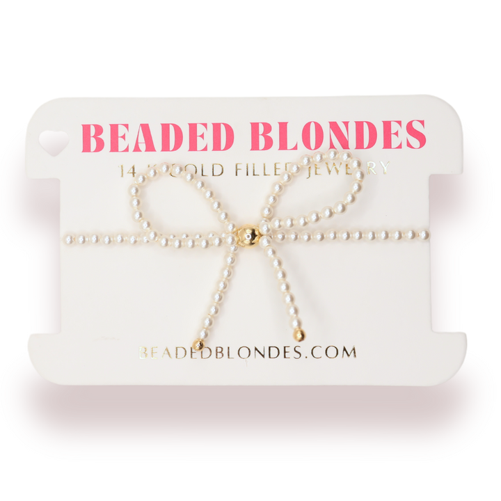 Pearl Bow Bracelet