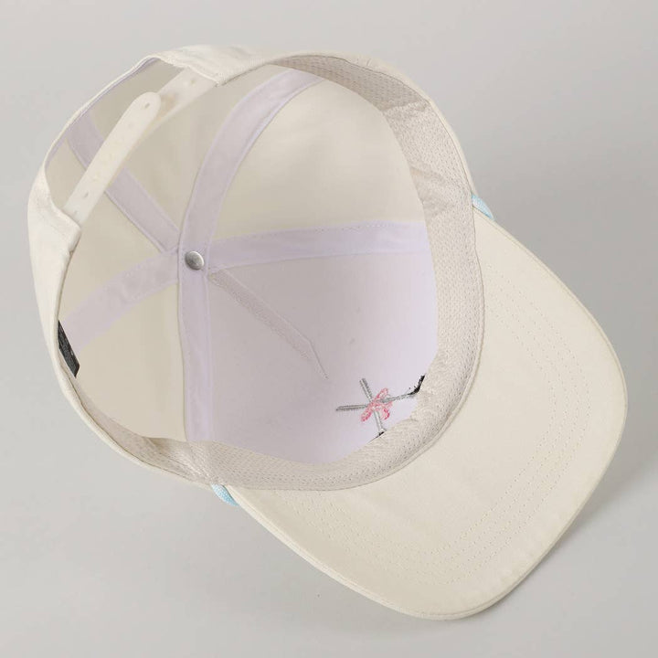 Golf Clubs with Ribbon Embroidered Trucker Hat
