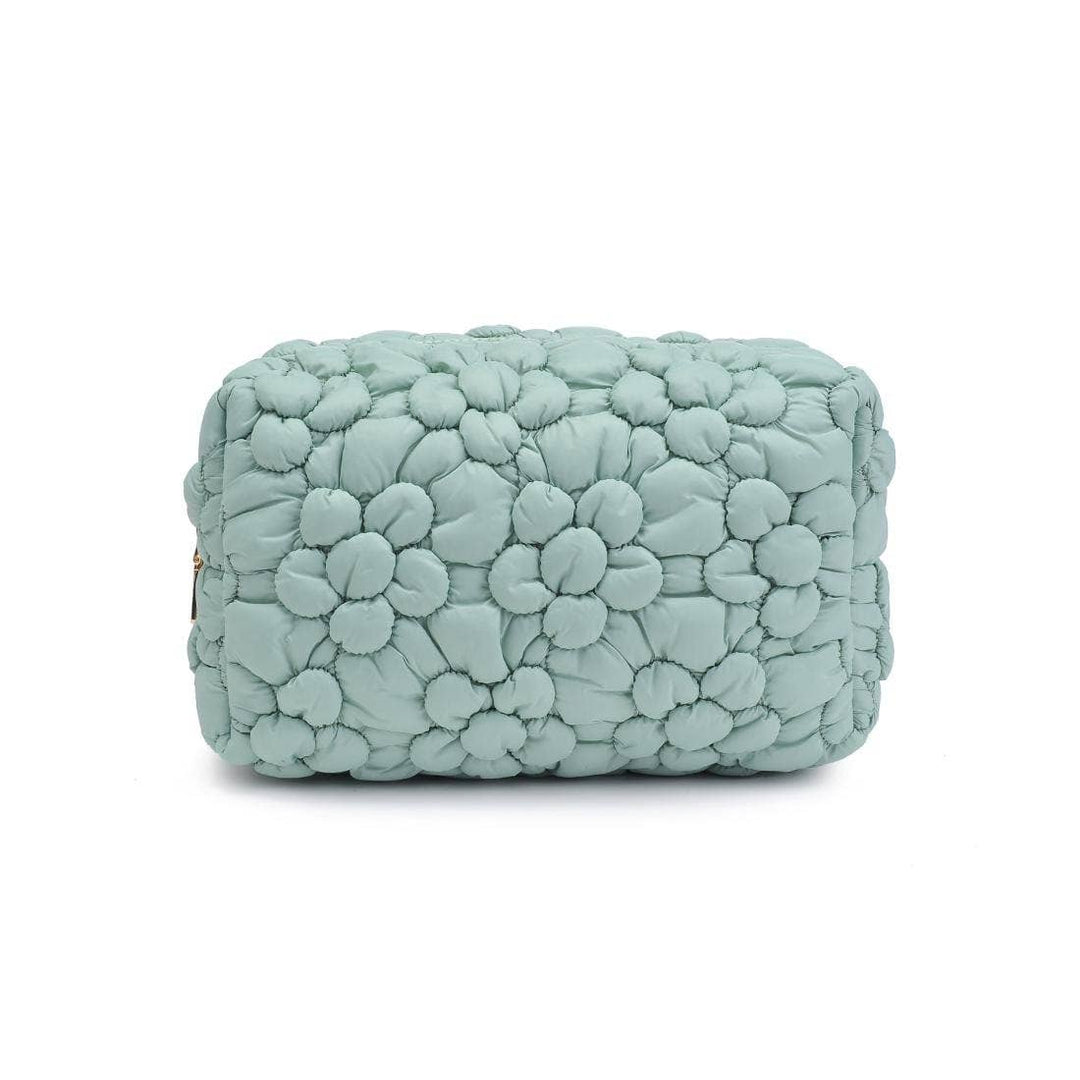 61028F Flora Pop Nylon Cosmetic Pouch