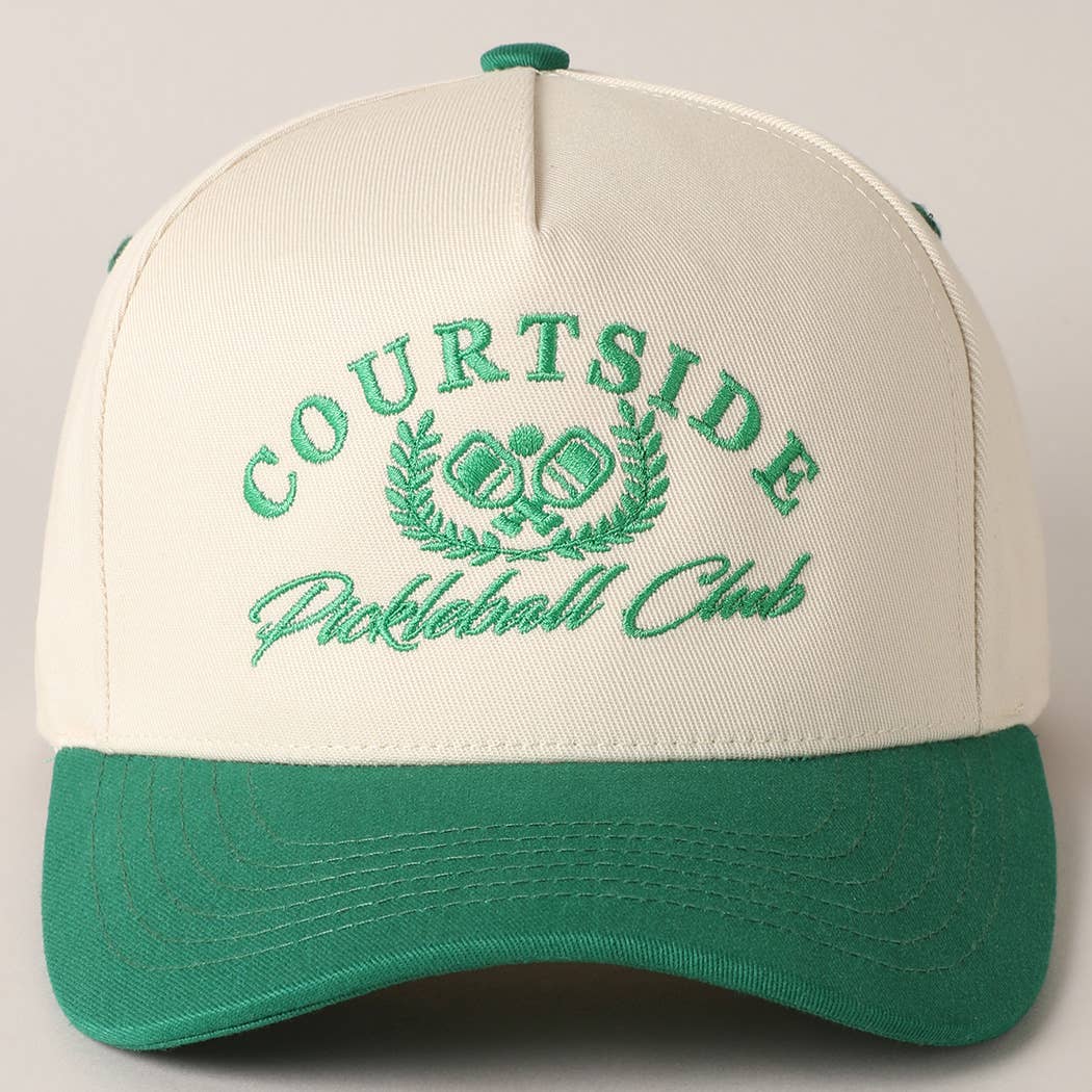 Courtside Pickleball Club Two Tone Trucker Hat
