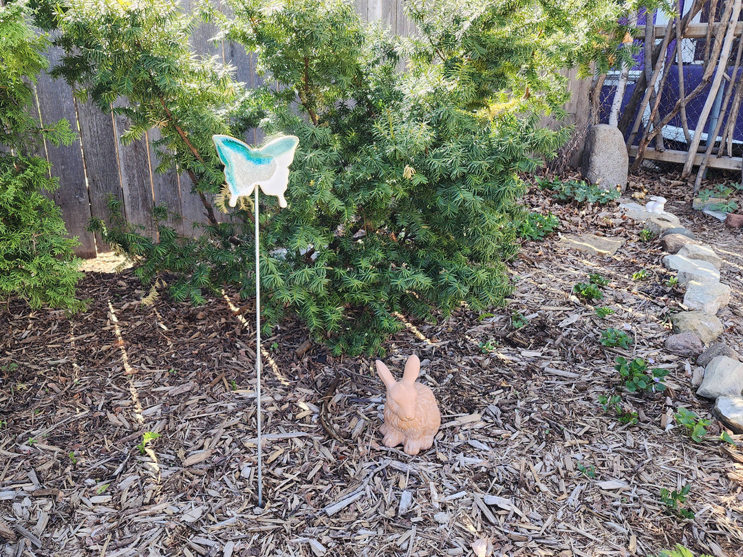 Butterfly Garden Stake - Medium Outdoor Yard Decor