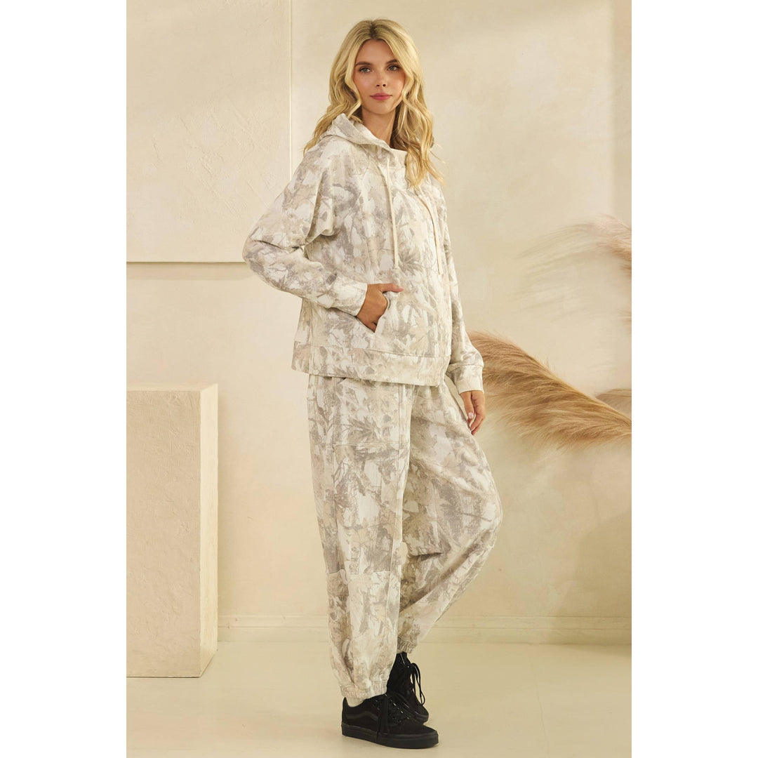 Printed French Terry Pants