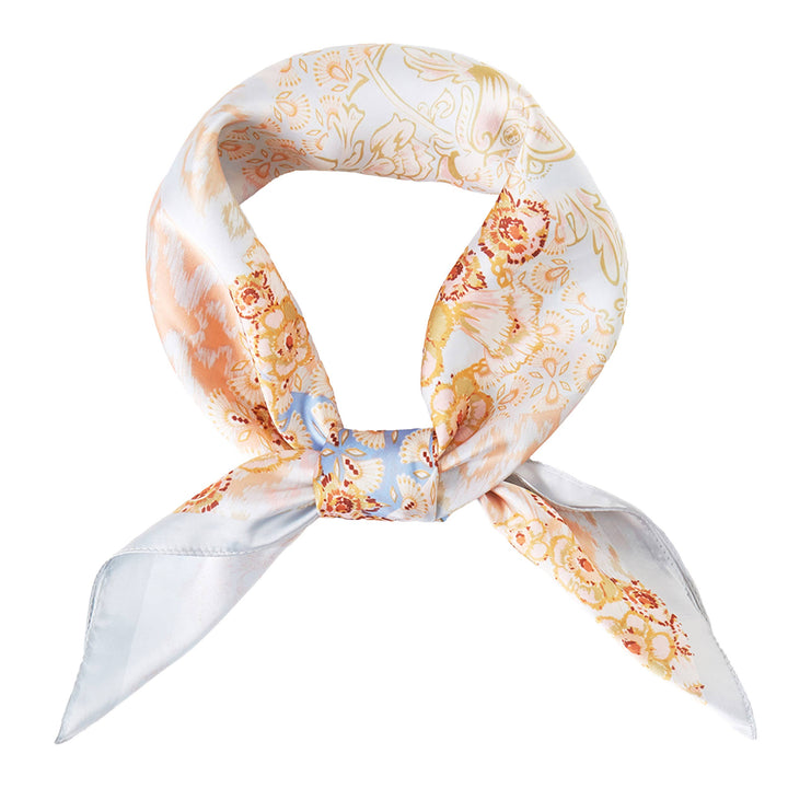 Abstract Floral Print Bandana Summer Scarf