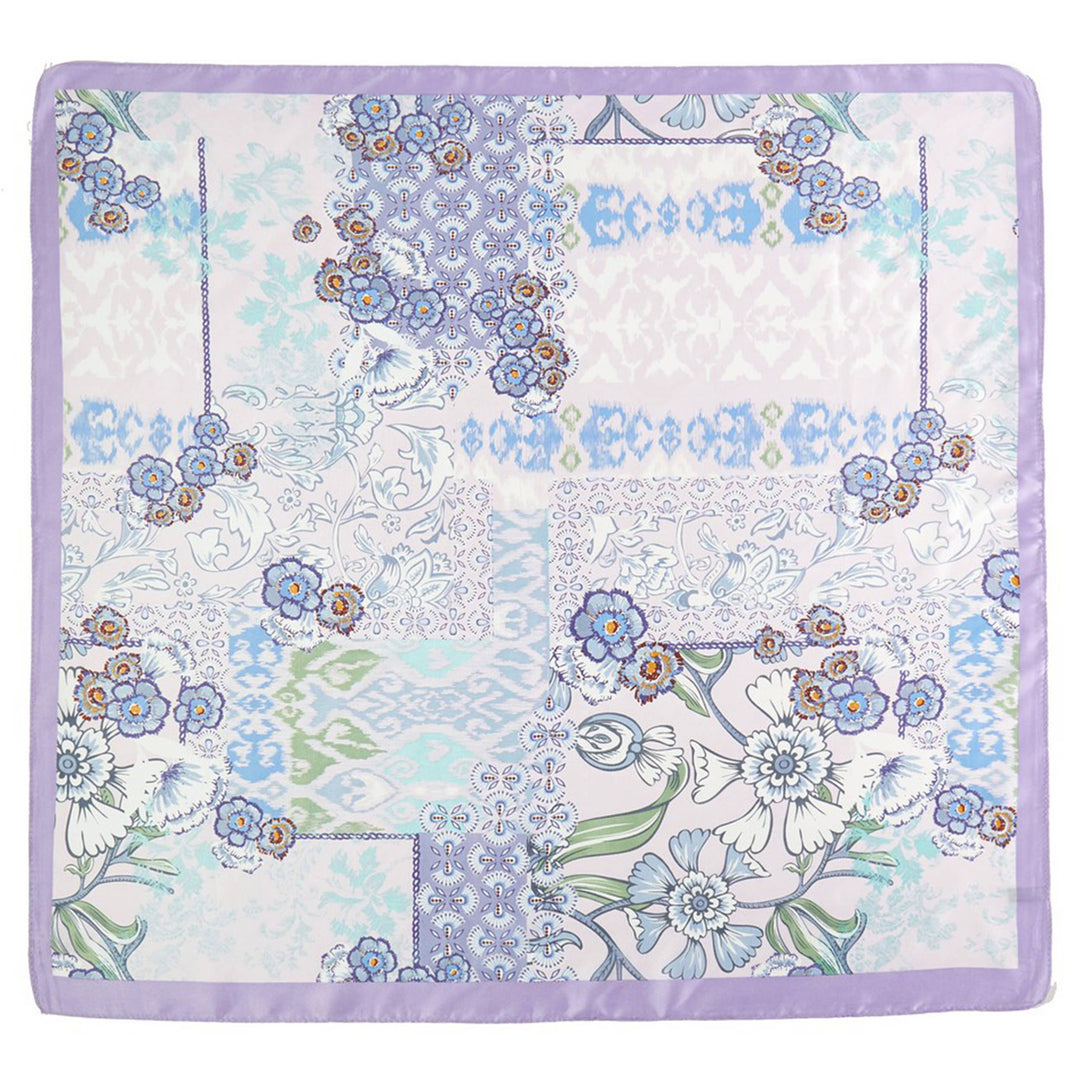 Abstract Floral Print Bandana Summer Scarf