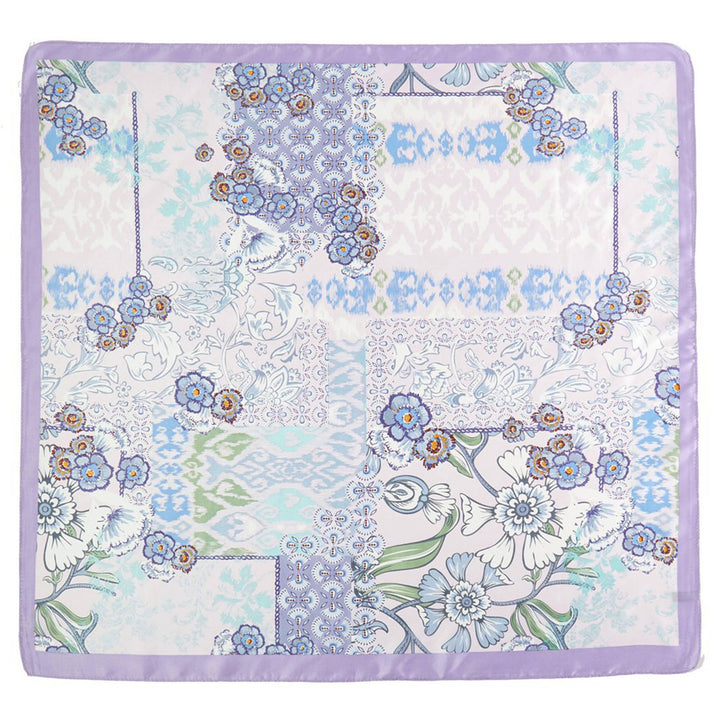 Abstract Floral Print Bandana Summer Scarf