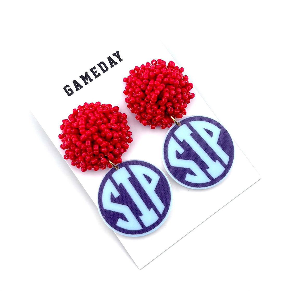 Ole Miss Rebels Earrings-SIP